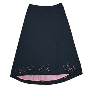 Y2K Vintage Silk Blend French Connection A Line Skirt